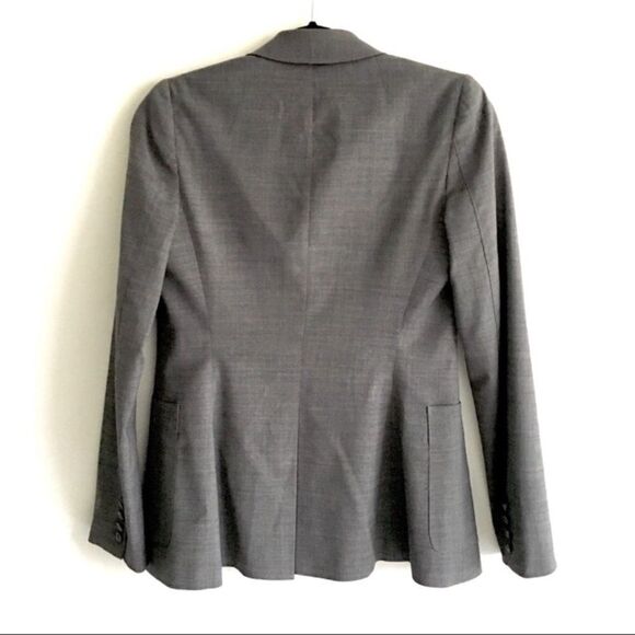 ARITZIA Talula Wool Exeter Boyfriend Blazer Grey 2 - Picture 5 of 8